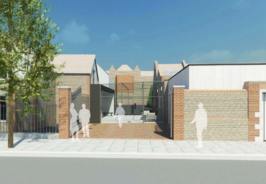 artist impression of a new building