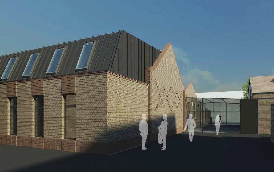 artist impression of a new building